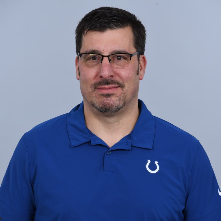 This is a 2021 photo of Matt Raich of the Indianapolis Colts NFL football team. This image reflects the 2021 active roster as of 3/22/21 when this image was taken. (AP Photo)