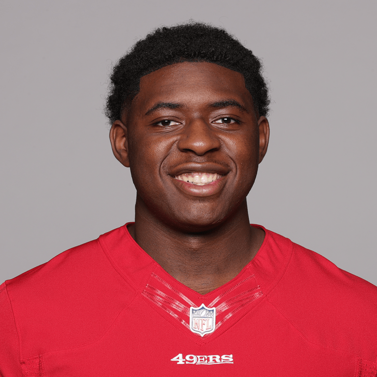 San Francisco 49ers' Aaron Banks speaks to reporters during the NFL team's  football training camp in Santa Clara, Calif., Monday, July 31, 2023. (AP  Photo/Jeff Chiu Stock Photo - Alamy