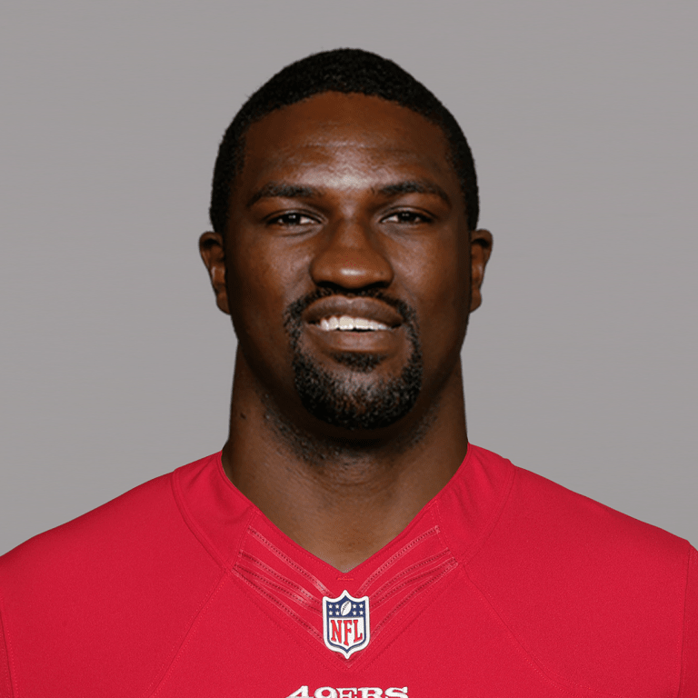 San Francisco 49ers linebacker Segun Olubi (49) looks on during