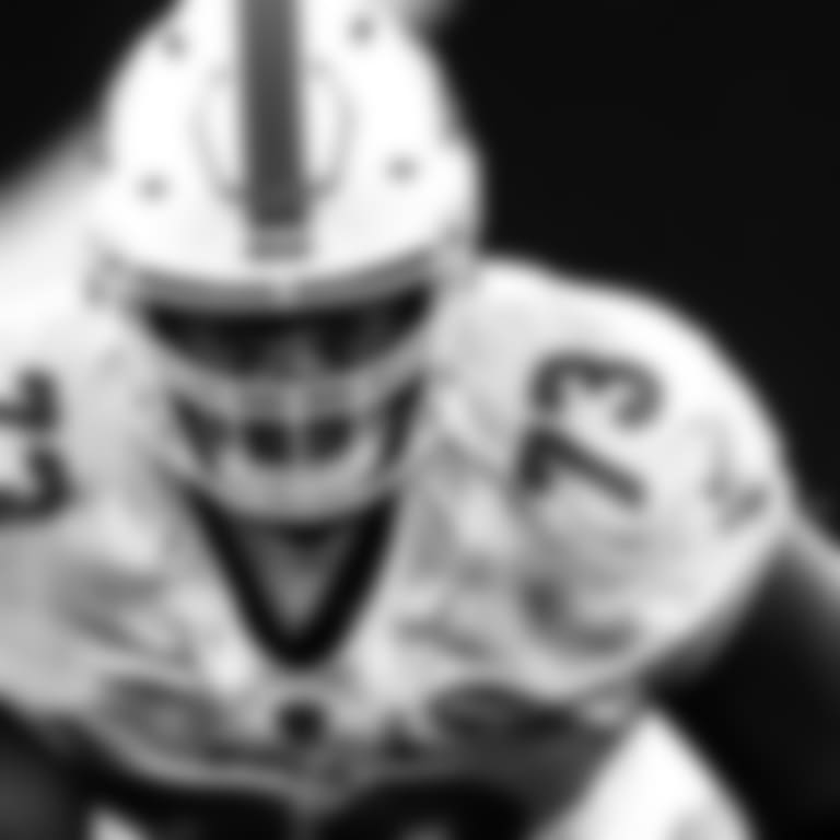 Offensive tackle Austin Jackson (73) during to an NFL football game against the Las Vegas Raiders on Saturday, Dec. 26, 2020 in Las Vegas. (Carlos Goldman/Miami Dolphins)