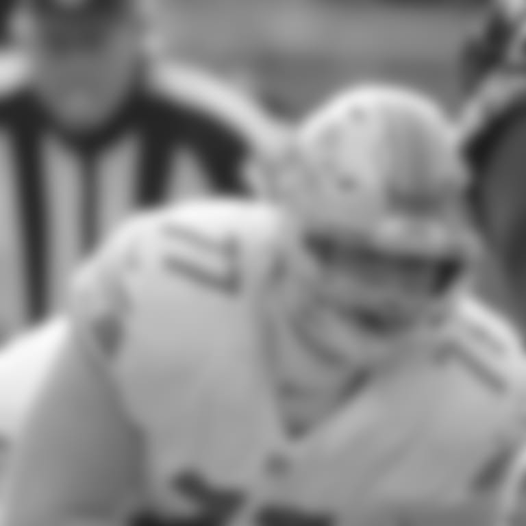 Detroit Lions center/guard Graham Glasgow (60) during a NFL football game against the Chicago Bears on Sunday, Nov. 11, 2018 in Chicago. (Detroit Lions via AP).