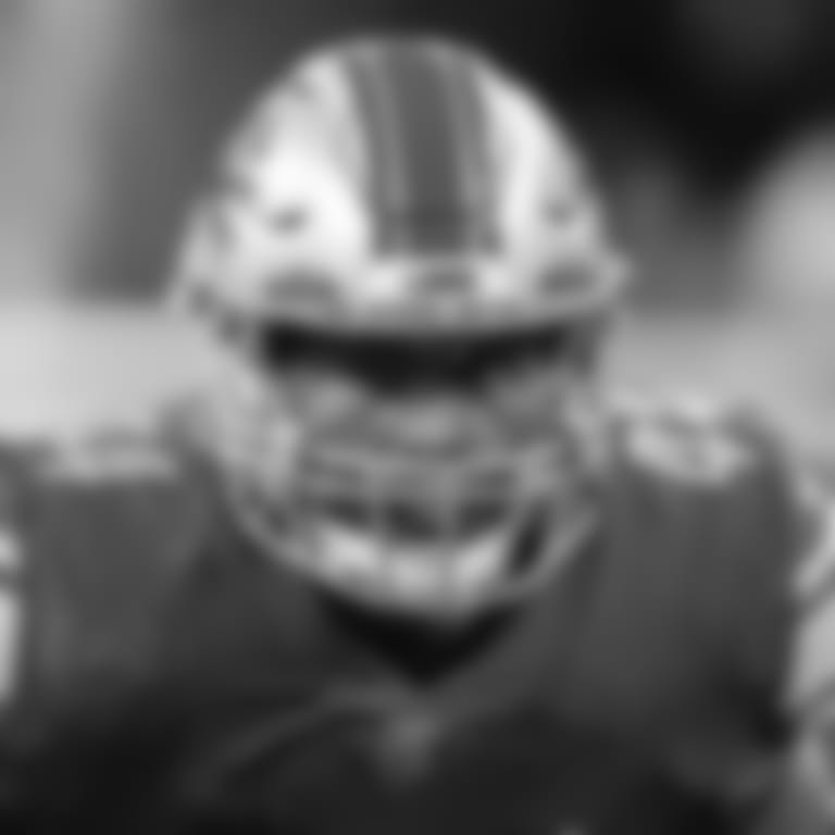 Detroit Lions linebacker Malcolm Rodriguez (44) during a NFL preseason football game against the Atlanta Falcons on Friday, August 12, 2022 in Detroit, MI. (Jeff Nguyen/Detroit Lions).