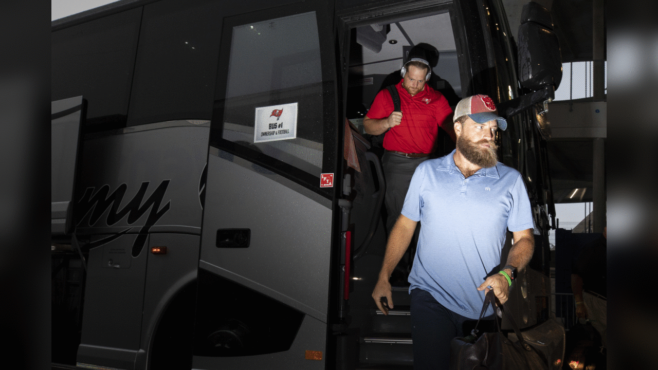 MIAMI, FL - AUGUST 09, 2018 - \ during the preseason game between the Tampa Bay Buccaneers and Miami Dolphins at Hard Rock Stadium in Miami, FL. The Buccaneers xXxWON/LOST SCORExXx. Photo By Kyle Zedaker/Tampa Bay Buccaneers