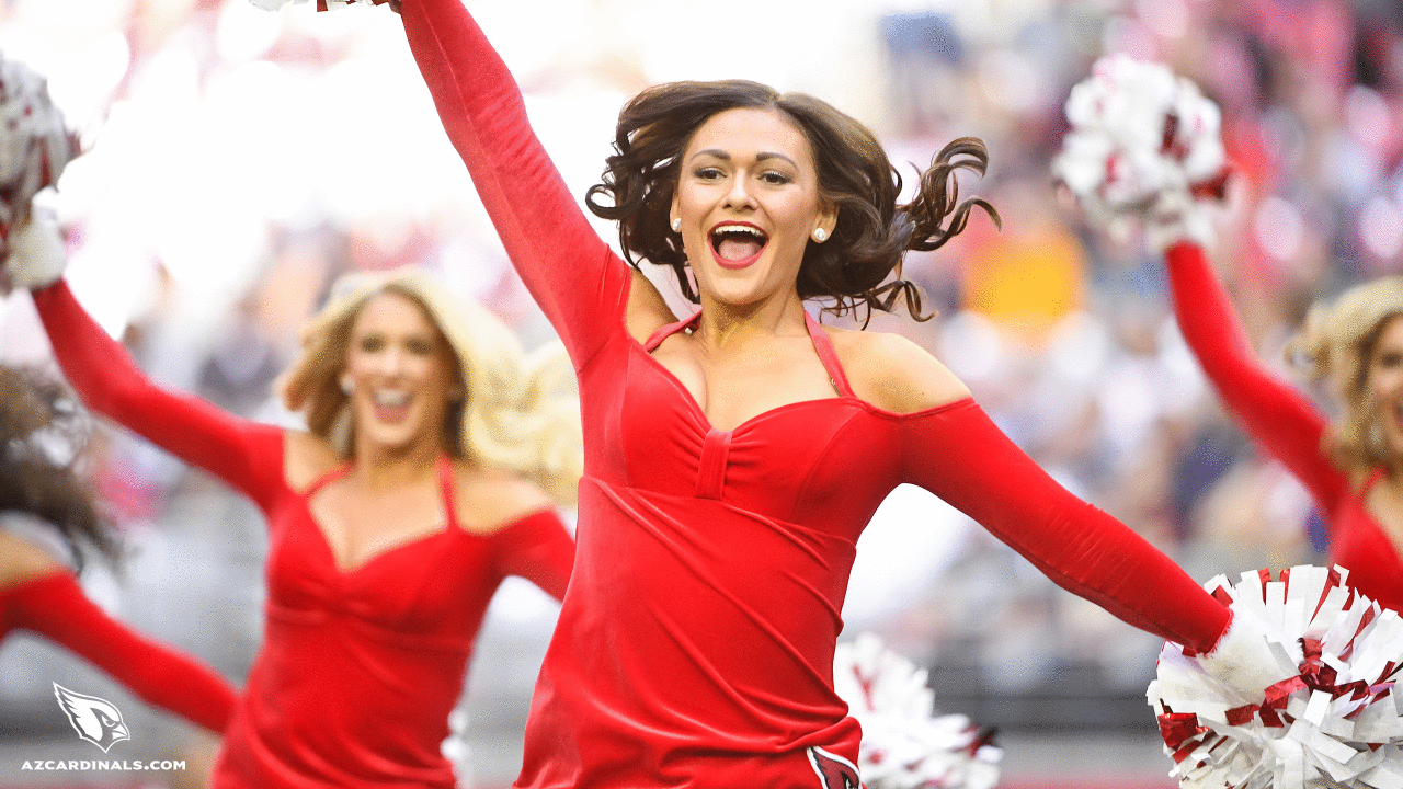 Images of Cardinals cheerleader Karli from the 2018 season