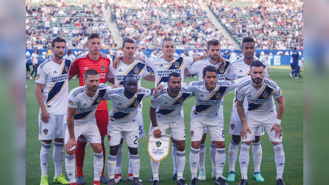 2018 Season: LA Galaxy vs. Sporting Kansas City on April 8, 2018. Photo by Isaac Rochell/LA Galaxy.
---
www.LAGalaxy.com
---
@LAGALAXY