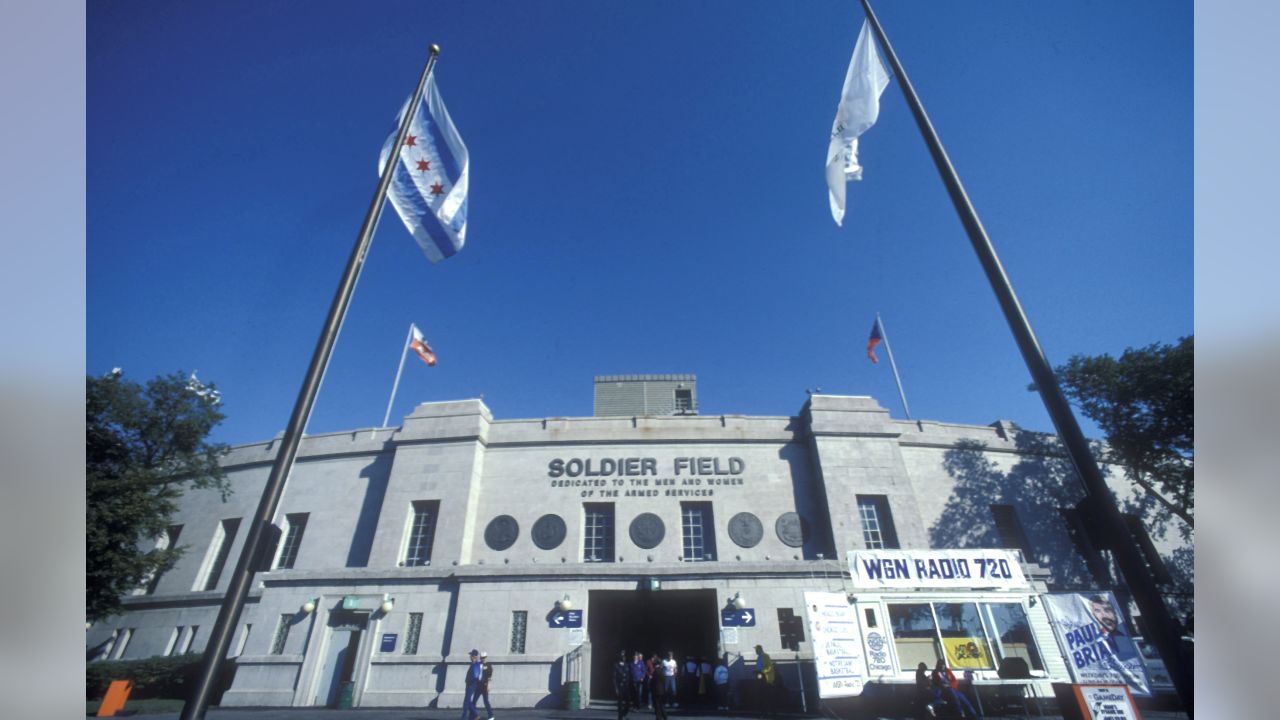 Soldier Field - Chicago Bears
An exterior view of Soldier Field, home of the Chicago Bears, Chicago October 1985. (Al Messerschmidt via AP)