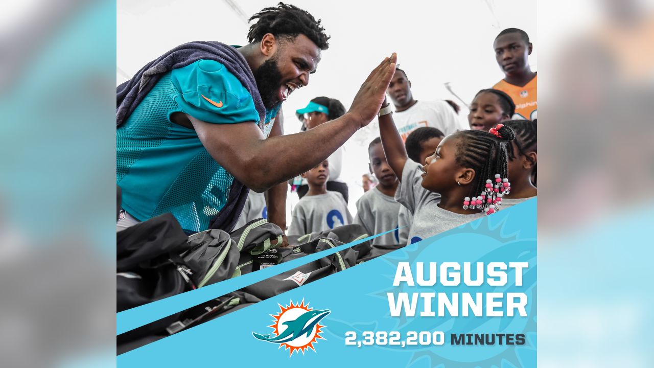 Miami Dolphins - 2,382,200 Minutes