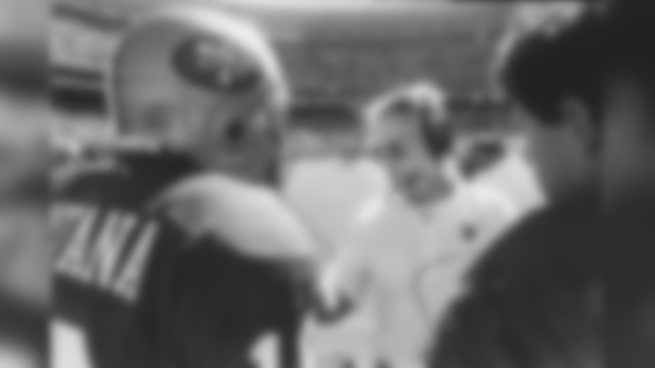 QB Joe Montana, George Seifert and QB Steve Young