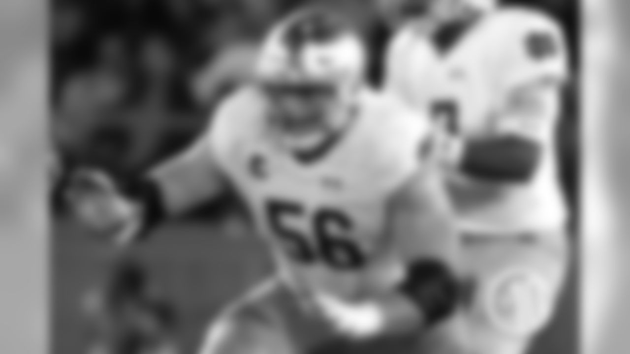G Quenton Nelson, Notre Dame
Photo credit: AP Photo/Tony Avelar