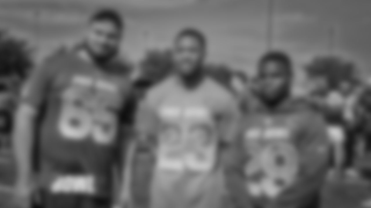 Chicago Bears players participate in Day 1 of the Pro Bowl, Wednesday, January 23, 2019, in Orlando, Florida.