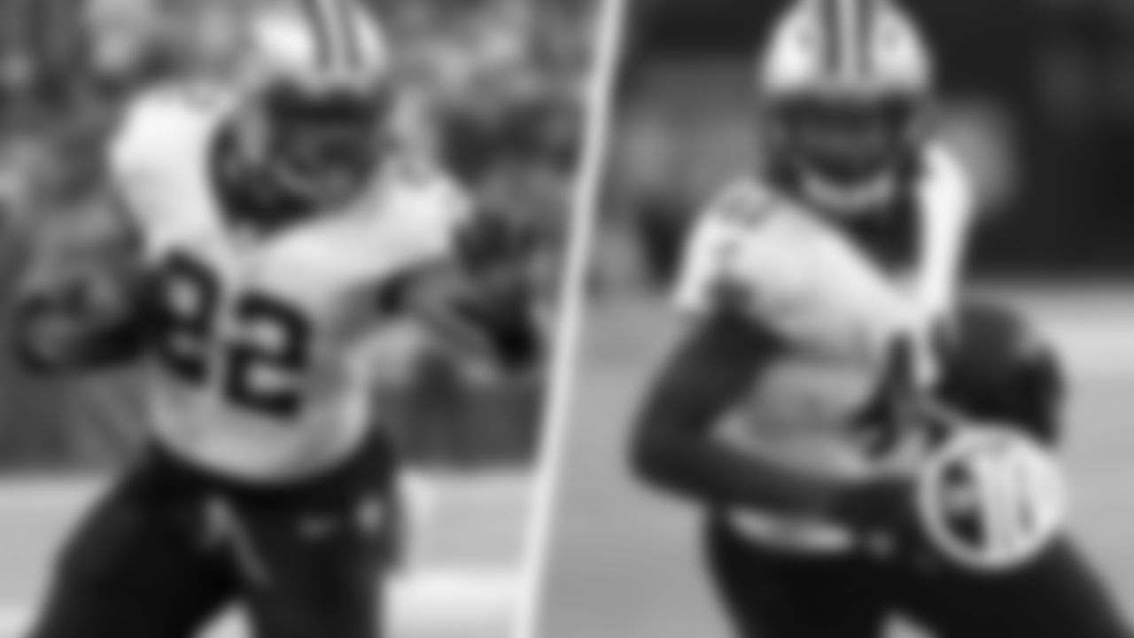 1. New Orleans Saints: 3441
Mark Ingram (1540), Alvin Kamara (1901)