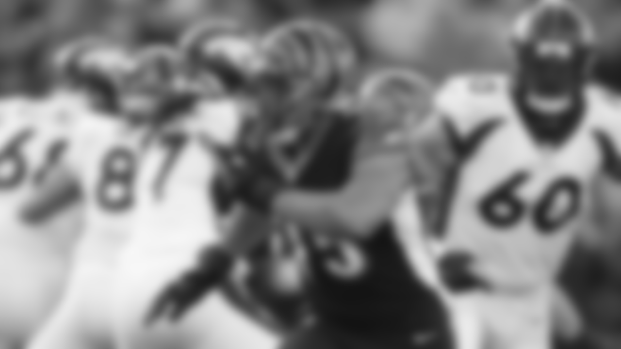 Bengals defensive end Jordan Willis runs out in pursuit against the Denver Broncos.