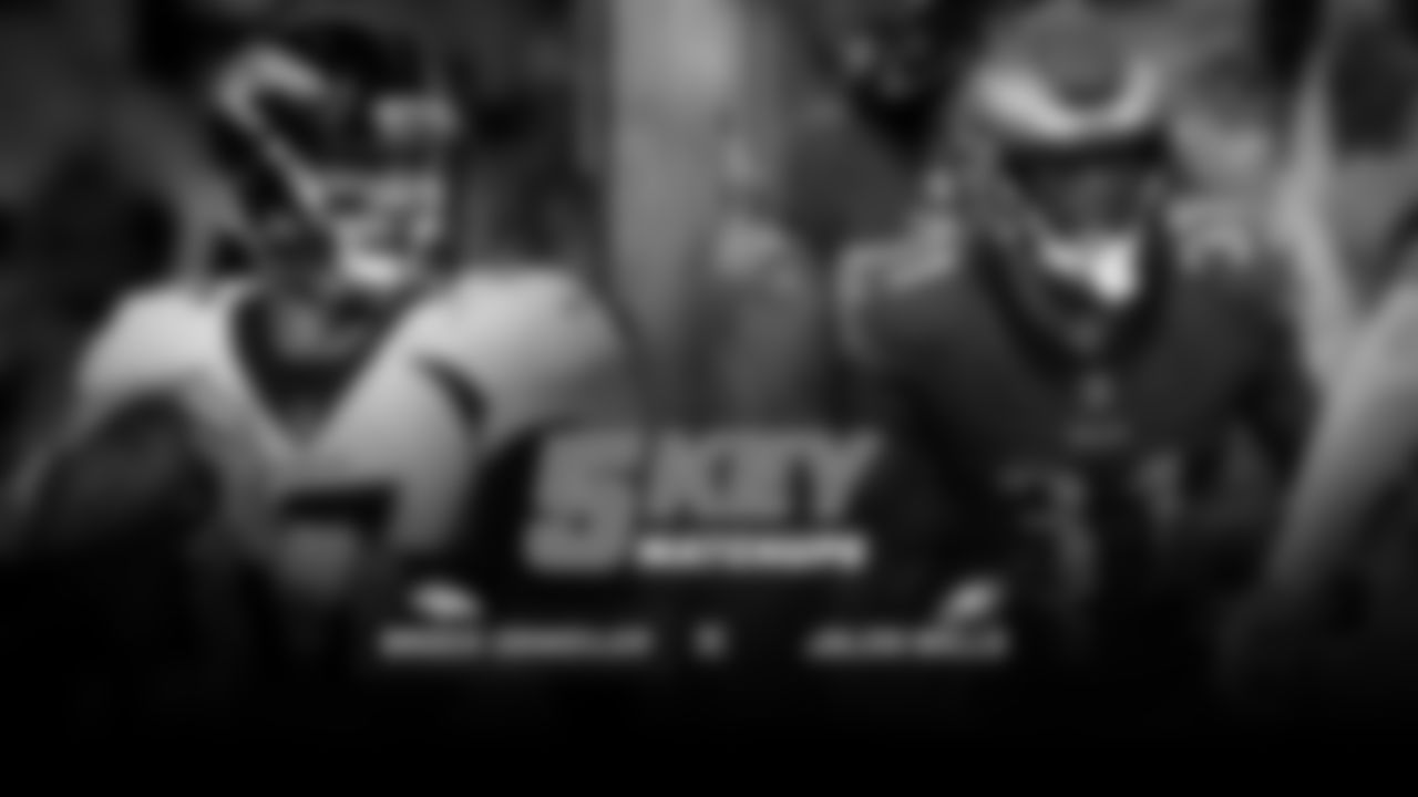 After being named the Broncos' starting quarterback on Wednesday, Brock Osweiler said his focus is simple: "The saying is, 'Ball security is job security.'"On Sunday, that means keeping the ball out of harm's way and out of Jalen Mills' hands. In his second season, Mills has had a knack for getting his mitts on the ball, recording 10 passes defensed and three interceptions, including one pick-six. Osweiler will have to be careful when he attacks the Eagles' secondary, but if he does, he can keep the offense on the field for sustained drives and give the Broncos' the scoring opportunities they need to have on the road.