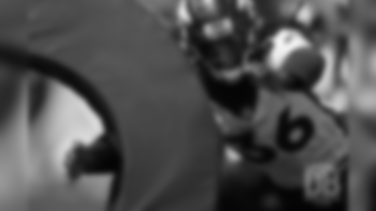 Trey Marshall during the second day of voluntary veteran minicamp on April 17, 2019.