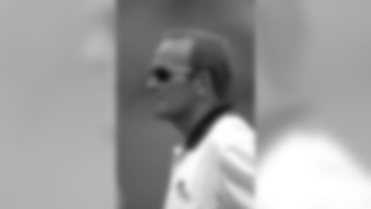 New England: Pat Bowlen watches from the sidelines against the New England Patriots at Mile High Stadium in Denver, CO on October 6, 1997.
