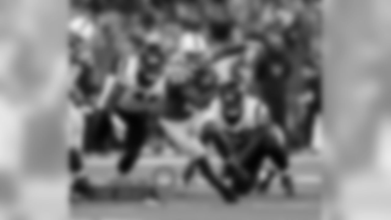 The Pro Football Hall of Fame should call on Gore soon after he becomes eligible, but after leading the Colts with 1,206 yards from scrimmage and coming just 39 yards short of his 10th 1,000-yard season, he should get the opportunity to extend his career at least one more season if he chooses. Although he doesn't have the same explosiveness as he did in the 2000s, the 34-year-old Gore still grinds out consistent 4- and 5-yard gains, and he broke 100 yards twice in the last four games of the regular season, including a 130-yard performance in the snow at Buffalo in Week 14. Amazingly durable, Gore has played in 120 consecutive games (including postseason) dating back to the start of the 2011 season. (AJ Mast/AP Images)