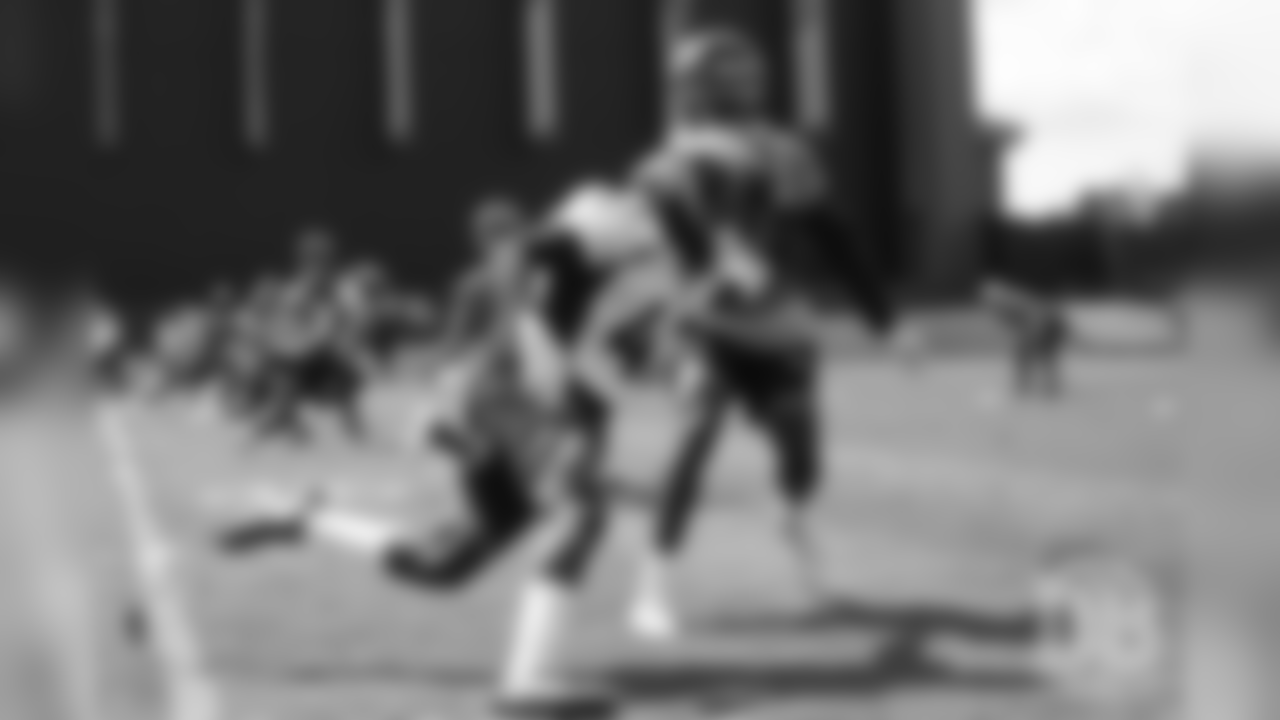 Tryout cornerback Vincent White during the first day of rookie minicamp practice on May 10, 2019.