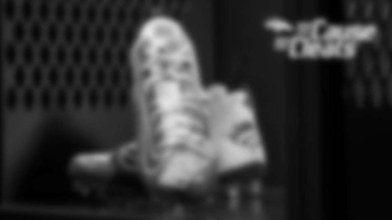 Casey Kreiter's cleats represent the Gamers Outreach Foundation, which provides children in hospitals with recreation through video games, for My Cause My Cleats in 2018.