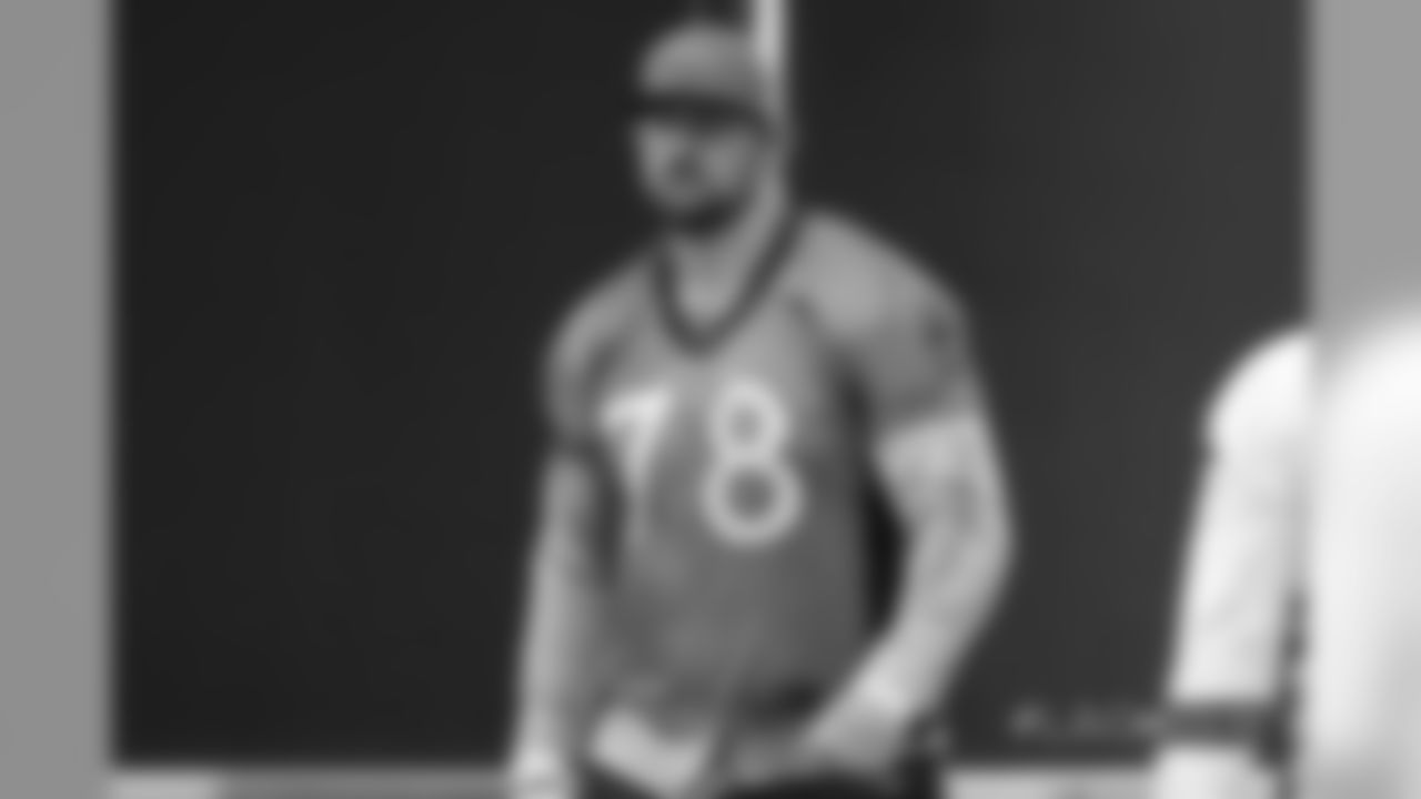 Dan Skipper during practice at UCHealth Training Center in Centennial, CO, December 26, 2018.
Photo by Gabriel Christus
