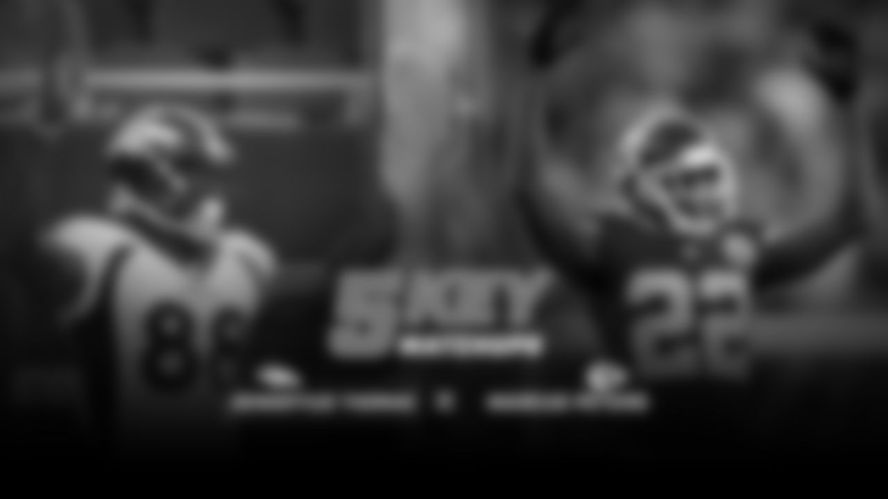 Regardless of whether Emmanuel Sanders returns from an ankle injury Monday night, the Broncos will be counting on Demaryius Thomas to provide explosive plays against the league's fifth-worst passing defense on a per-game basis. However, the man who will try to defend him on most plays is better than those numbers show. Interceptions may not come as easily to Marcus Peters as they did in his first season, but he's still a guy who can pick off any pass thrown his way if he's in position. Thomas must be his usual bruising self outside of the numbers against the smaller cornerback, and if he can be successful creating separation, he could be due for a big game and an effort that could lead to victory.