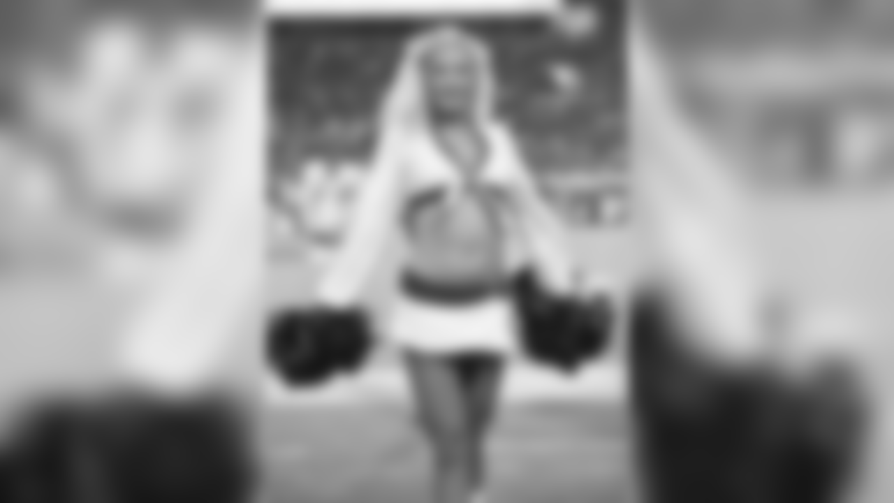 Images of Cardinals cheerleader Coley from the 2018 season