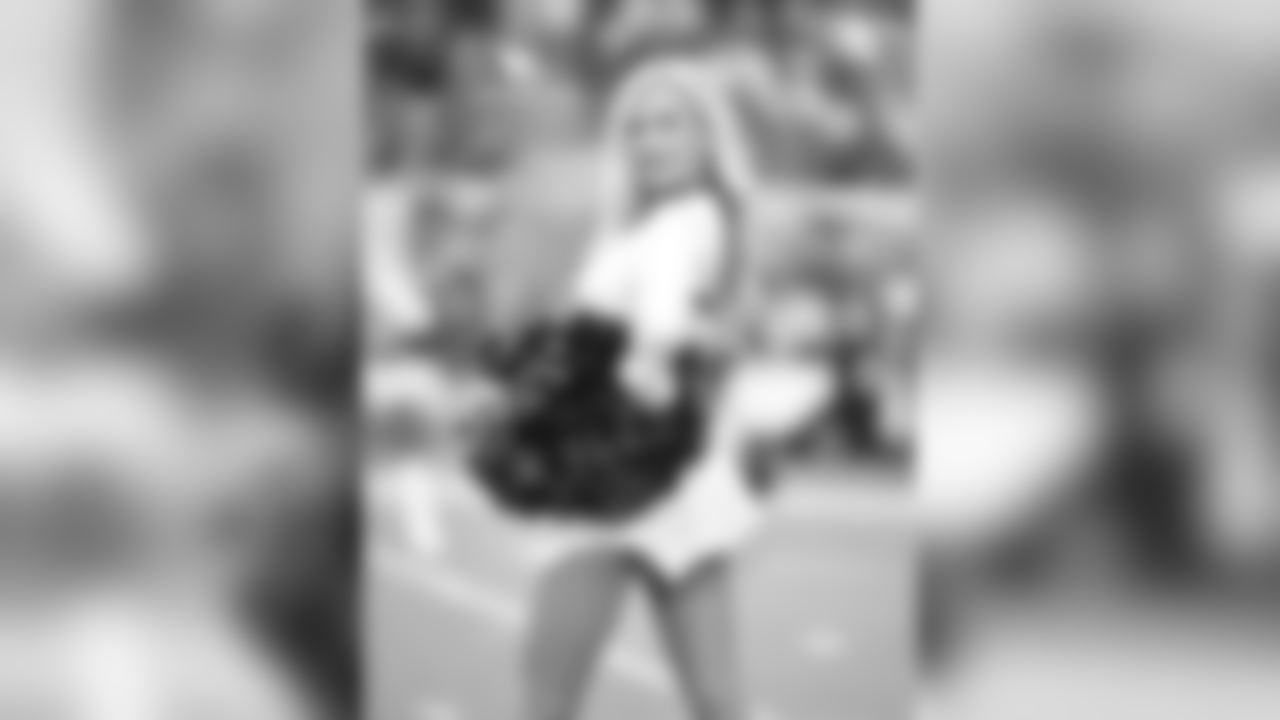 Images of Cardinals cheerleader Coley from the 2018 season