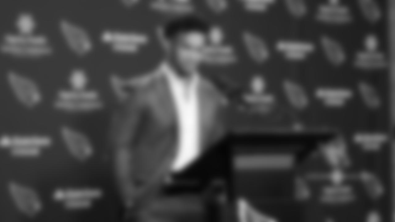 Kyler Murray at his press conference.