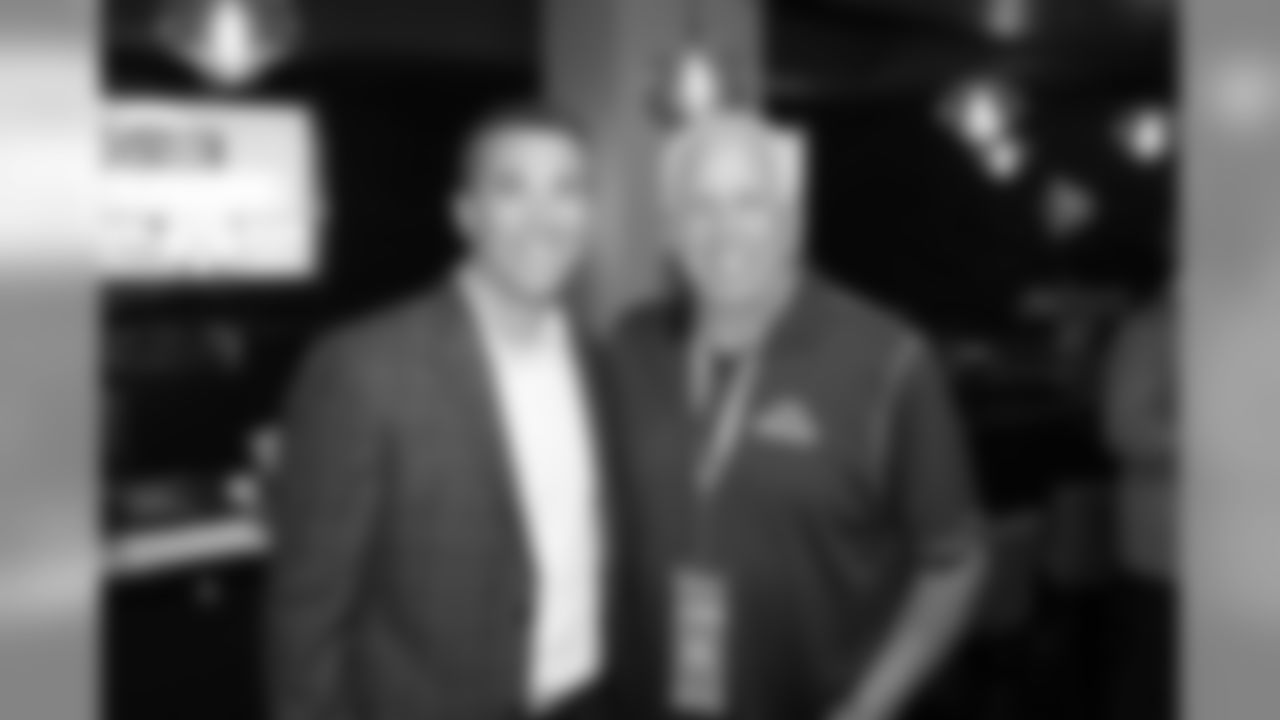 Chargers General Manager Tom Telesco with a Premium Experiences Member at ROKiT Field at Dignity Health Sports Park during Conversation with Playmakers on Thursday, June 6, 2019 in Carson, CA.