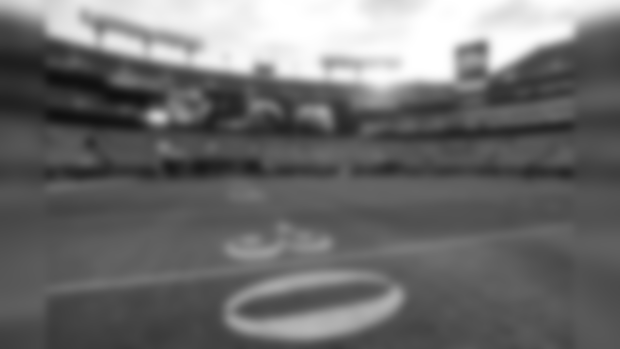 The field at M&T Bank Stadium before the Bolts' Wild Card matchup against the Baltimore Ravens.