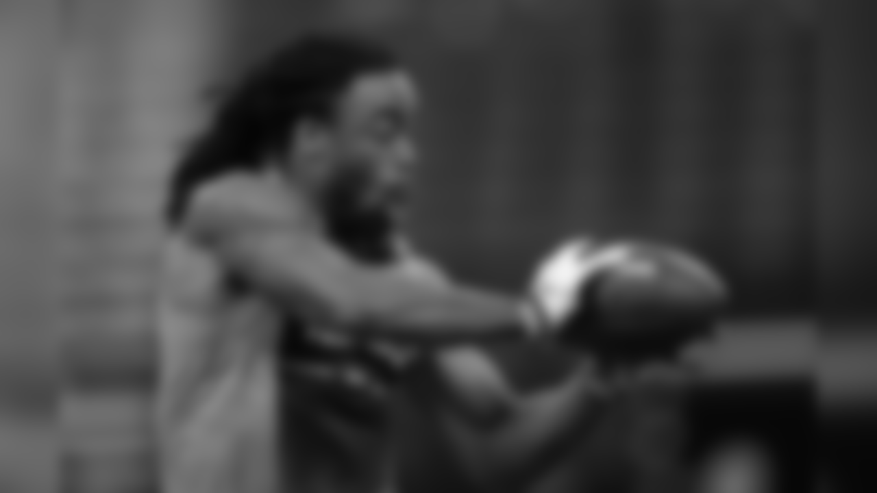 Connecticut wide receiver Geremy Davis runs a drill at the NFL Football Scouting Combine in Indianapolis, Saturday, Feb. 21, 2015.