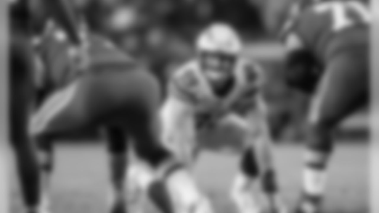 Joey Bosa defends against the Kansas City Chiefs at Arrowhead Stadium on Thursday, Dec. 13, 2018