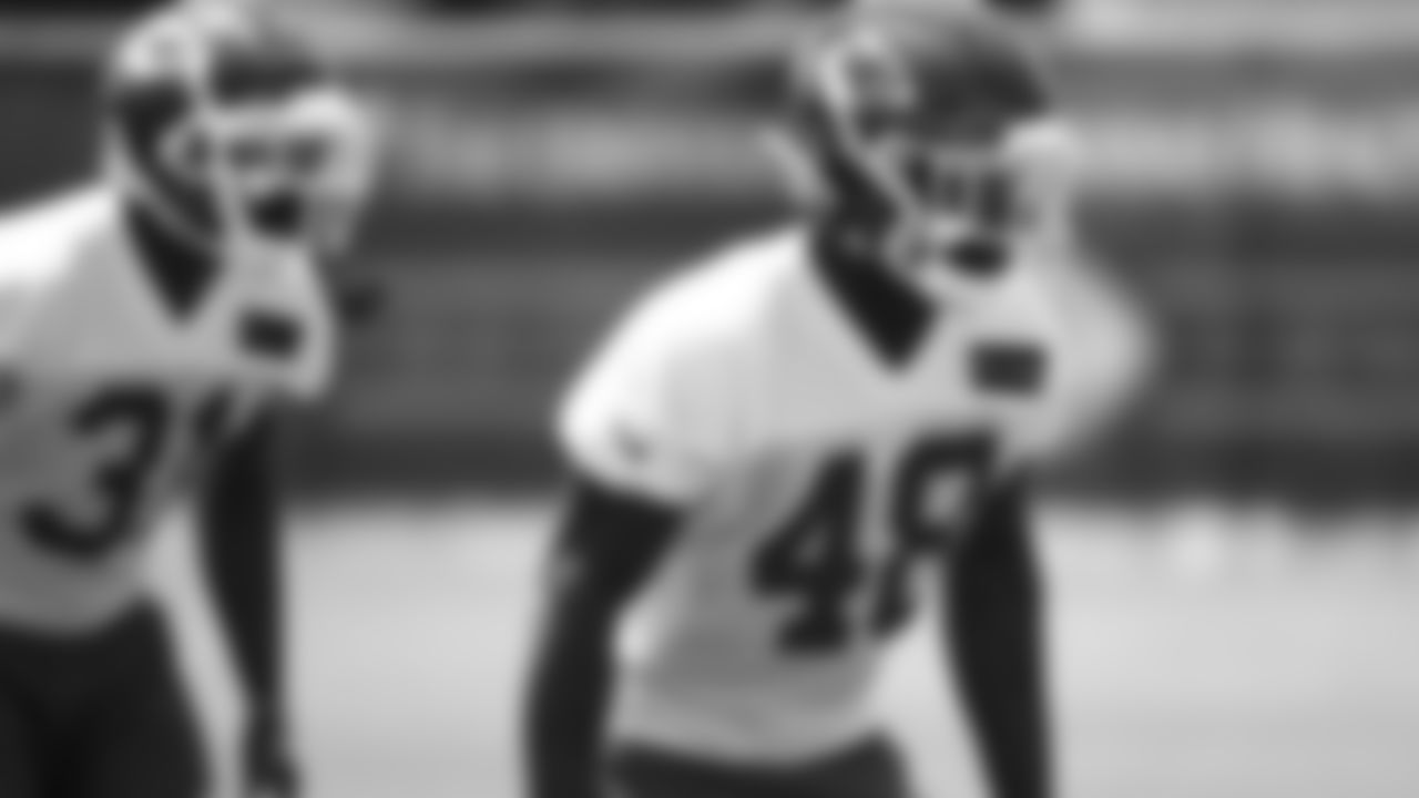 The Kansas City Chiefs participate in the eight practice of OTA''s.