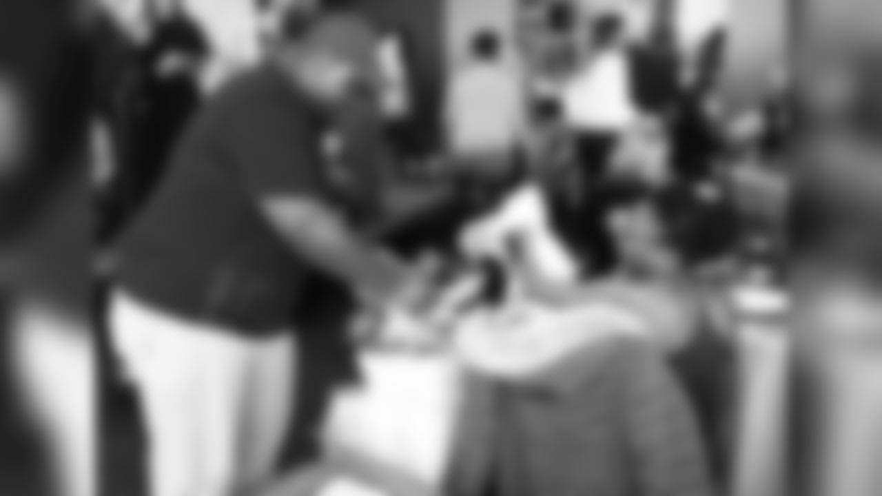 The Chiefs Women’s Organization partnered with Operation Shower’s mission is to ease the stress of
deployment by hosting baby showers for military families across the country. Their baby showers provide expectant
families with high quality products while recognizing their sacrifices for the country.