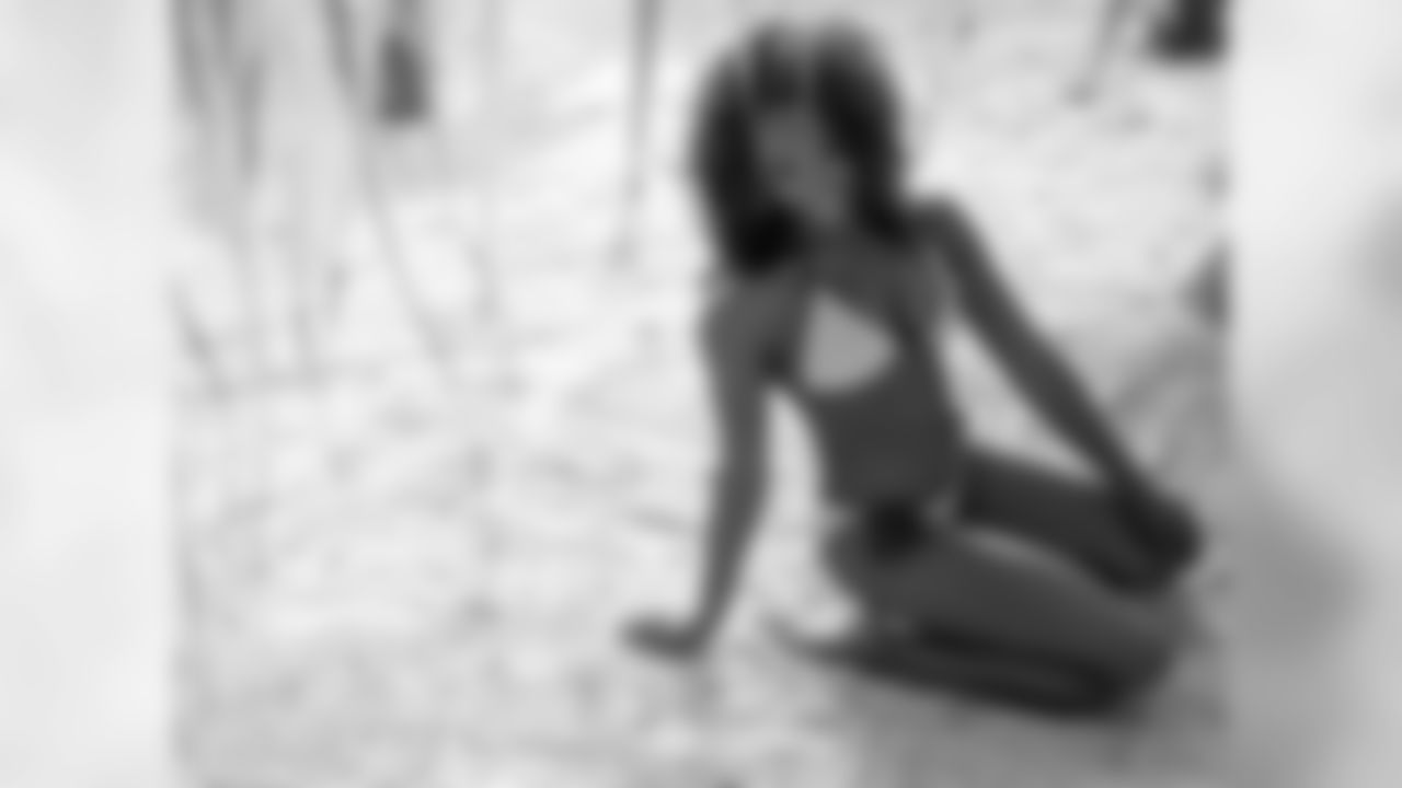 During the Kansas City Chiefs Cheerleader Calendar photo shoot on Tuesday, June 26, 2018 at Couples Swept Away in Negril, Jamaica.