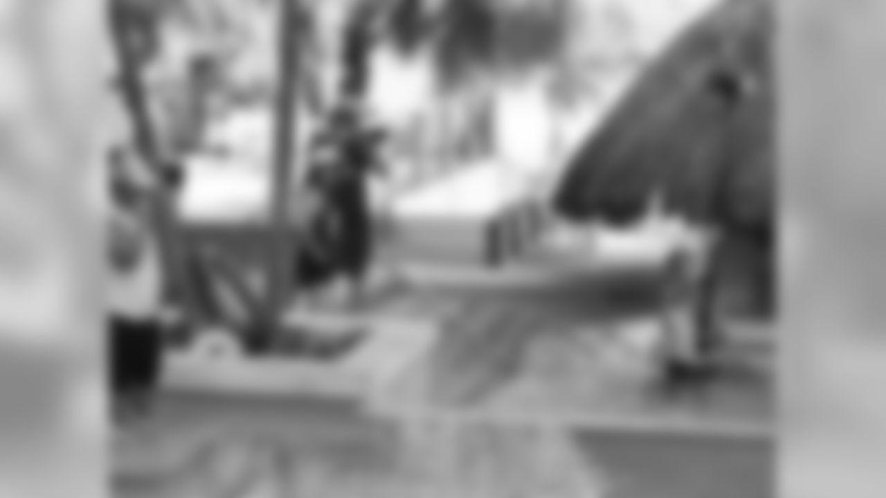 During the Kansas City Chiefs Cheerleader Calendar photo shoot on Tuesday, June 26, 2018 at Couples Swept Away in Negril, Jamaica.