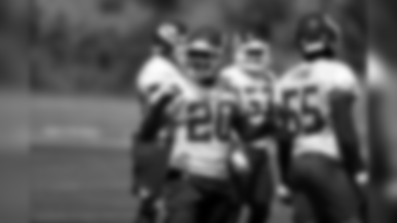 Kansas City Chiefs linebacker Anthony Hitchens (53) during practice on 8/27/18