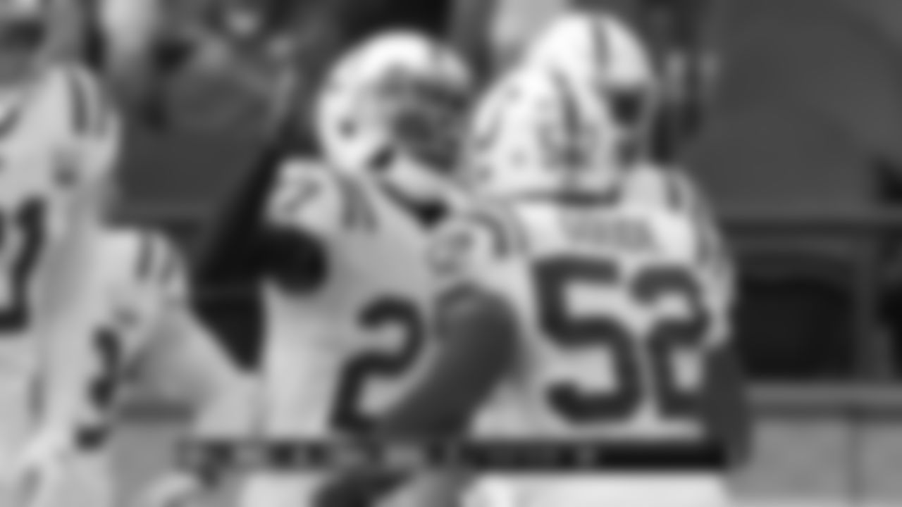 Nate Hairston picks off Austin Davis in the end zone