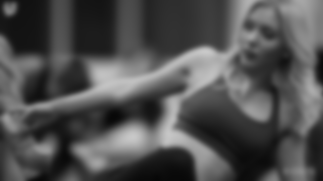 A behind the scenes look at the Colts Cheerleaders prep class on 2/26.