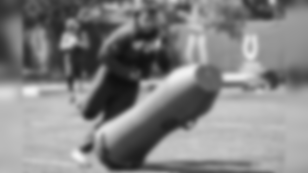 The Colts hit the field during phase II of their off season training.