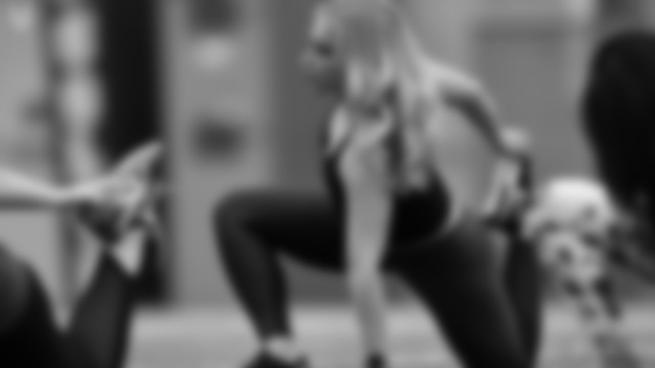 A behind the scenes look at the Colts Cheerleaders prep class on 3/12.