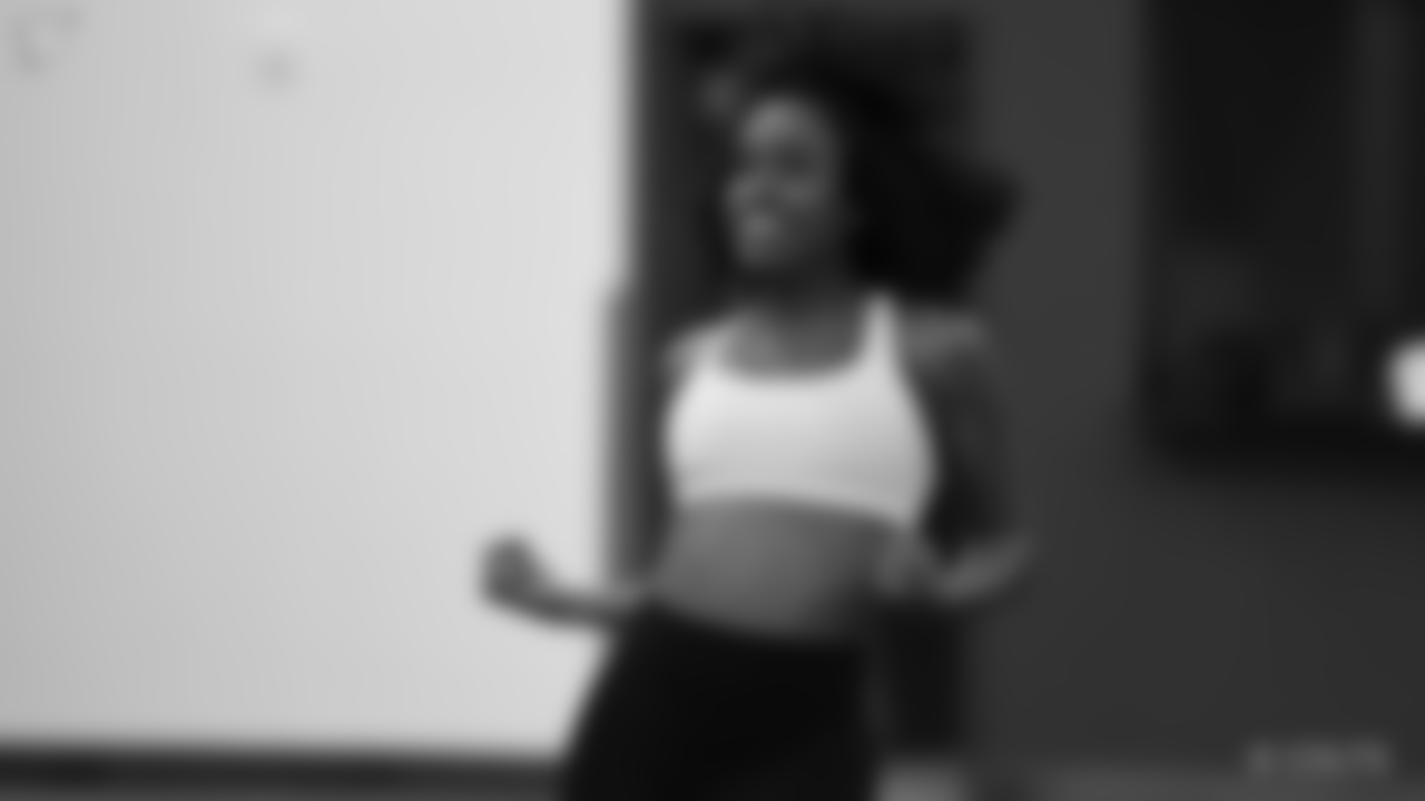 A behind the scenes look at the Colts Cheerleaders prep class on 2/26.
