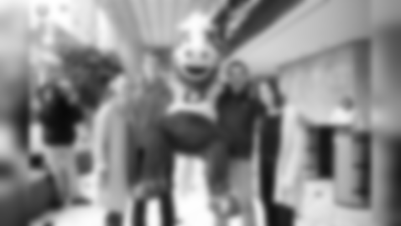 Here is a fun look back at some of the best photos of our mascot Blue from this past year.