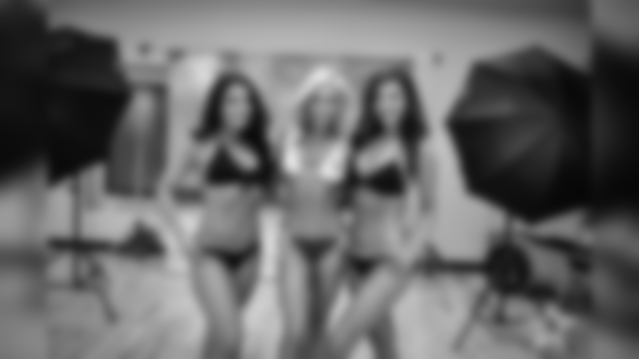 Behind the scenes views from the Dallas Cowboys Cheerleaders swimsuit fitting as they prepare for their calendar shoot in Cancun, Mexico. #DCCSwim19