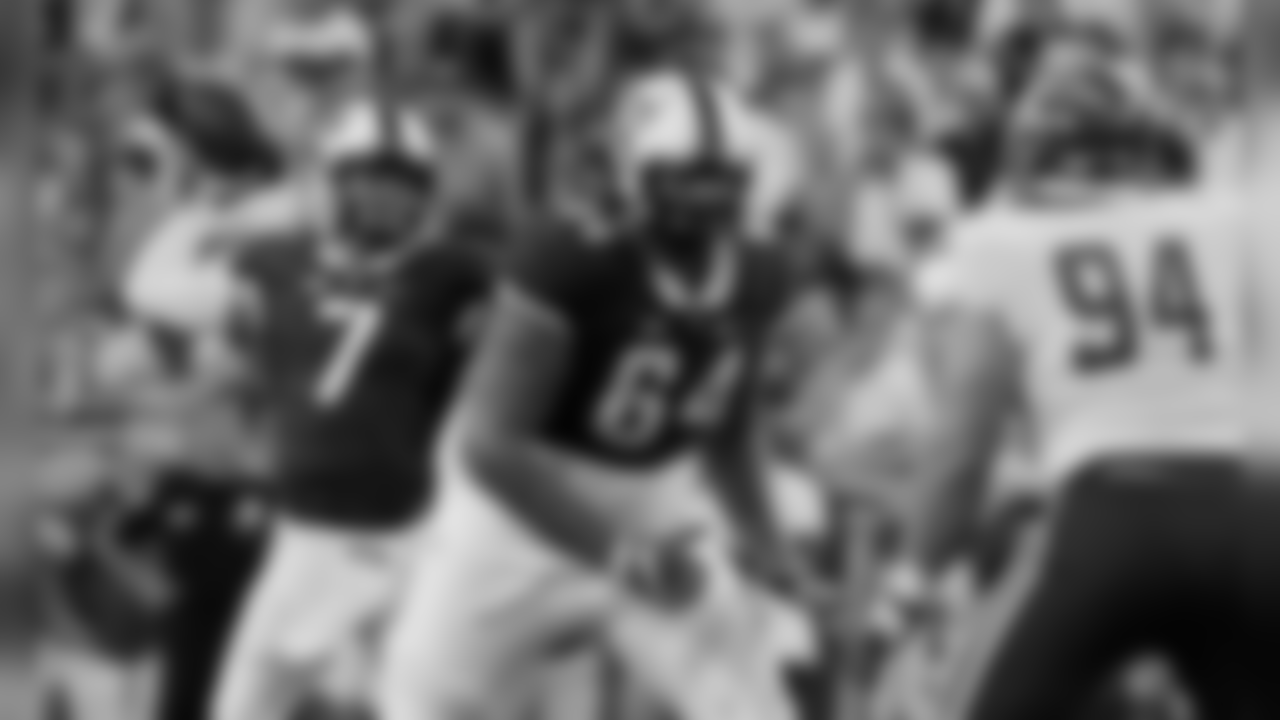 The Eagles selected Matt Pryor (64) with the 206th overall pick in the 2018 NFL Draft.