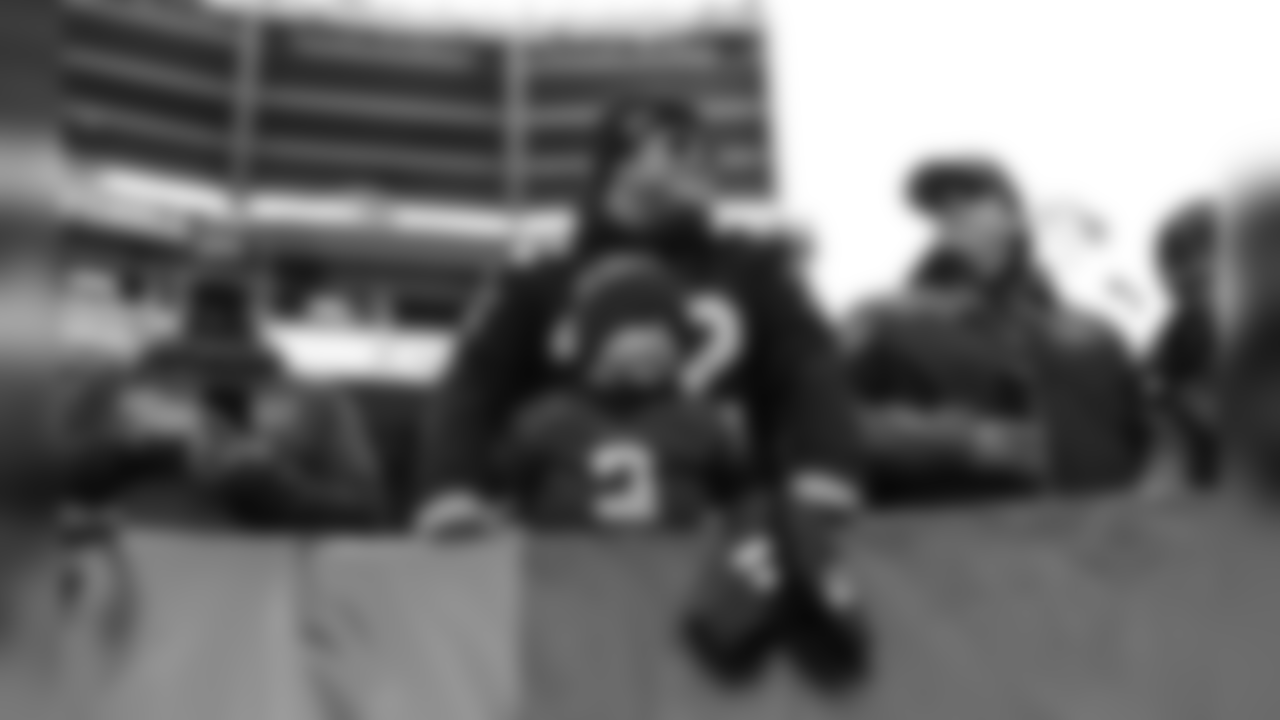 Falcons' fans at FirstEnergy Stadium in Cleveland, OH.
Atlanta Falcons / Kara Durrette