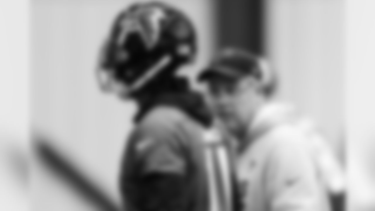 Dave Brock, wide receivers coach, WR Julio Jones