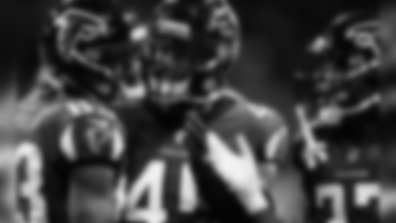 WR Russell Gage, LB Deion Jones, S Damontae Kazee
Atlanta Falcons / Kara Durrette