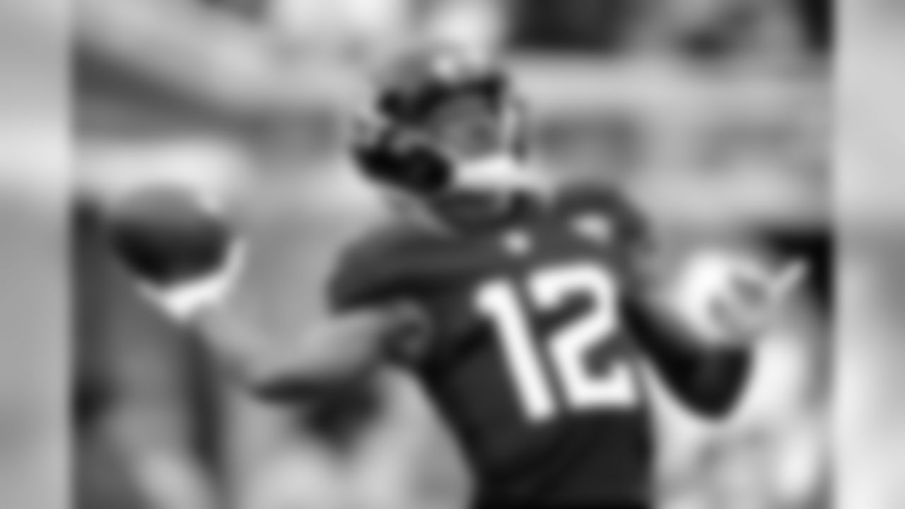 Jacksonville Jaguars wide receiver Dede Westbrook throws a football prior to an NFL football game against the Buffalo Bills, Sunday, Nov. 25, 2018, in Orchard Park, N.Y. (AP Photo/Adrian Kraus)