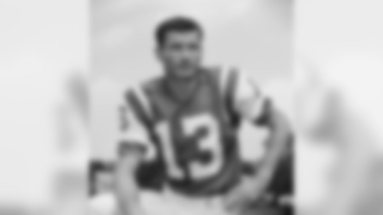 New York Jets Don Maynard (14) portrait from his career with the New York Jets. Don Maynard played for 15 season with 3 different teams. He was a 4-time Pro Bowler and and was inducted into the Pro Football Hall of Fame in 1987.(David Durochik via AP)
