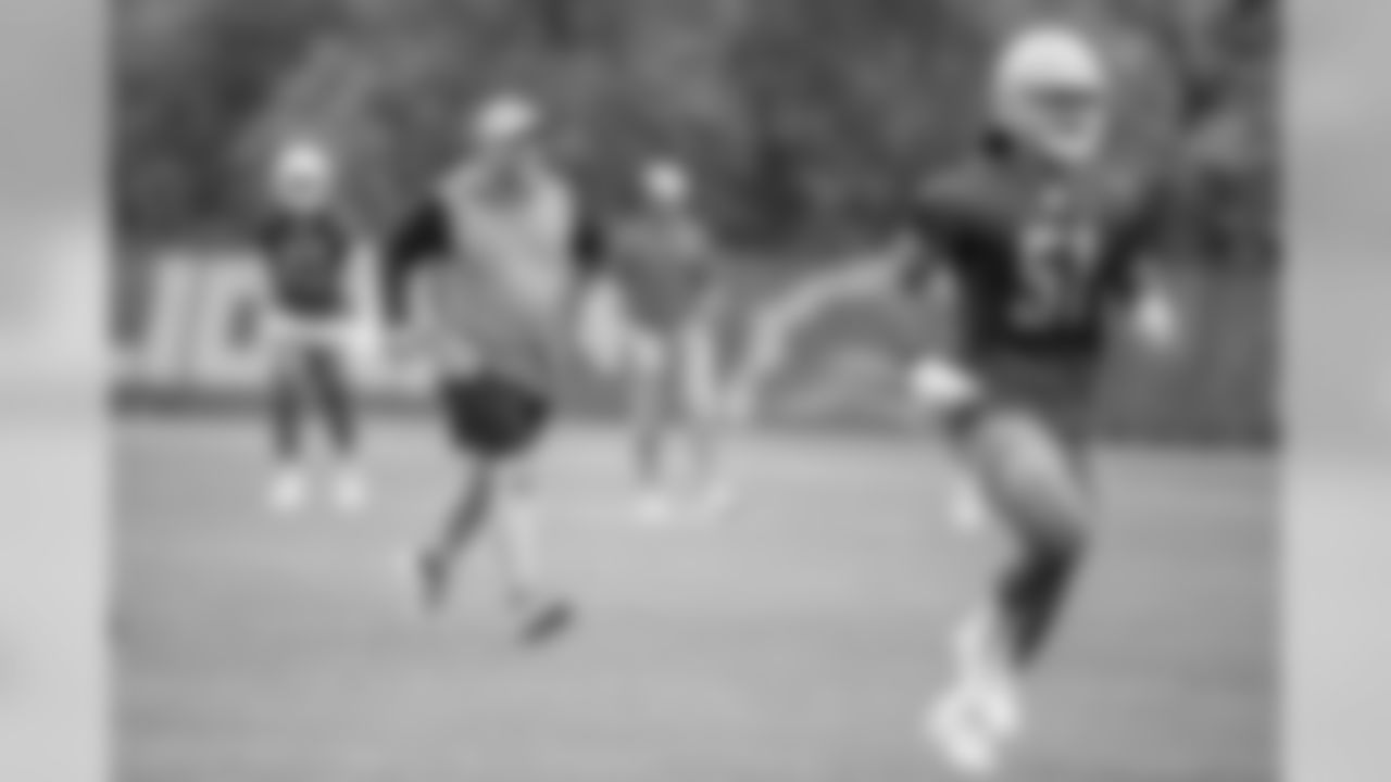 Detroit Lions special teams coordinator John Bonamego during Day 2 of minicamp on Wednesday, June 5, 2019 in Allen Park, Mich. (Detroit Lions via AP)